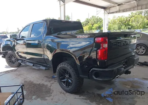 2022 Chevrolet Silverado 1500 4Wd Short Bed Custom Trail Boss из США, поврежденный, VIN 3GCPDCED0NG634900